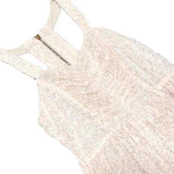 RIVER island light pink eyelash t-Back dress - Picture 2 of 5